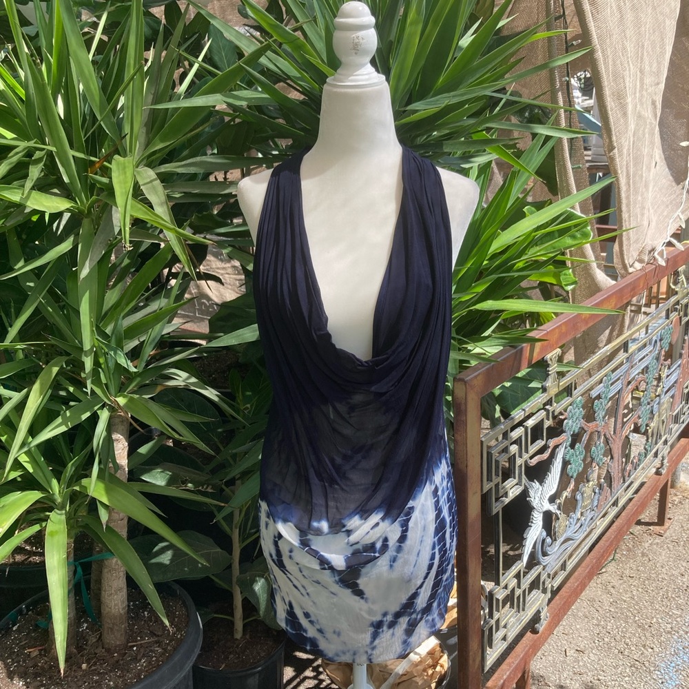 Young fabulous Nd broke tie dye halter top new!